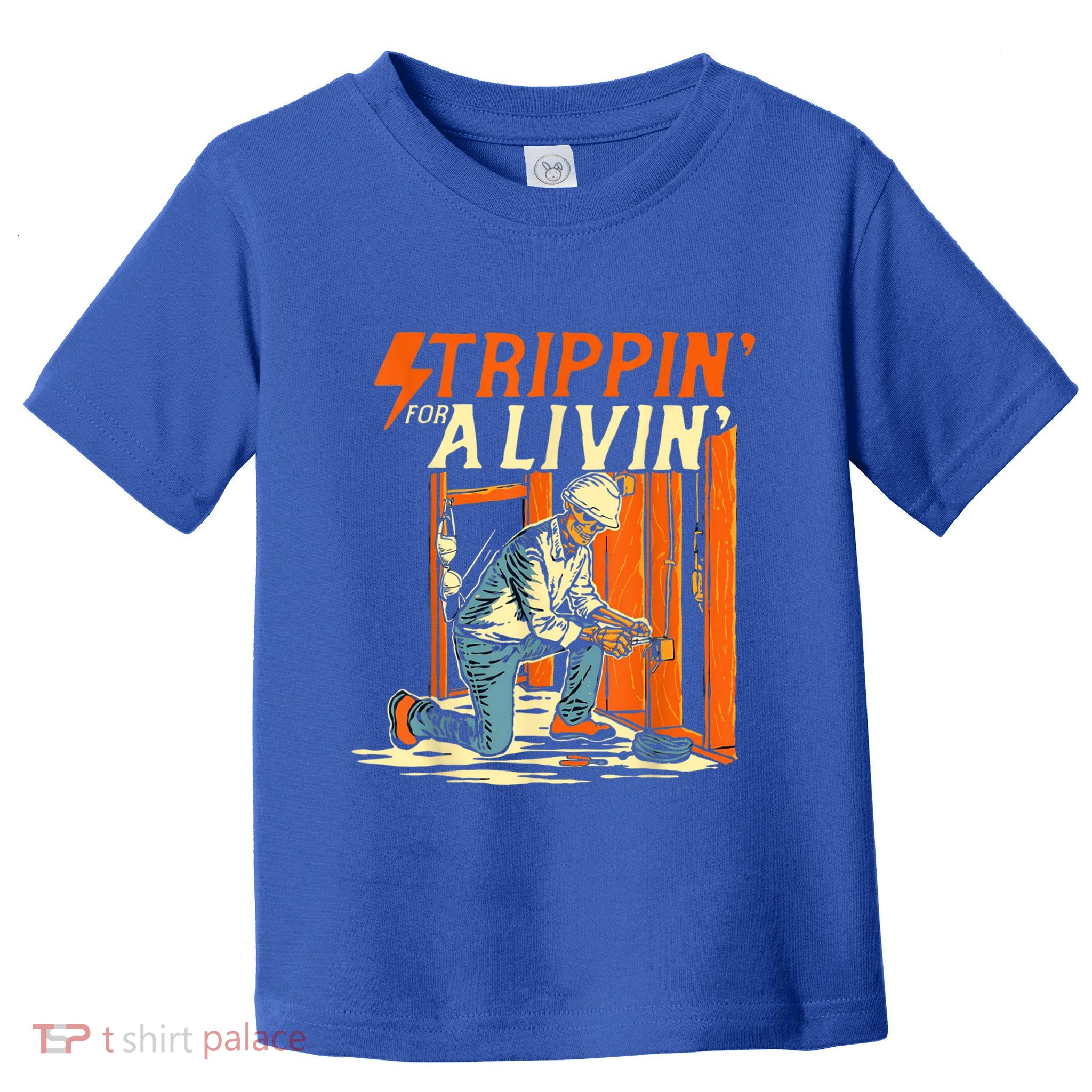 Stripping Living Powerline Father’S Day Electricians Gift Toddler T-Shirt