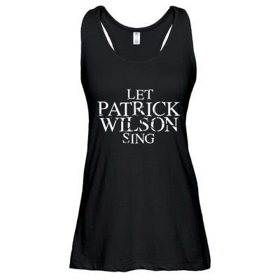 Superyaki Let Patrick Wilson Sing Ladies Essential Flowy Tank