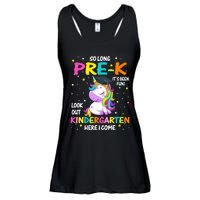 So Long Pre-K Kindergarten Here I Come Unicorn Graduation Ladies Essential Flowy Tank