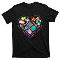 Speech Language Pathology SLP Speech Pathologist Heart Shape T-Shirt