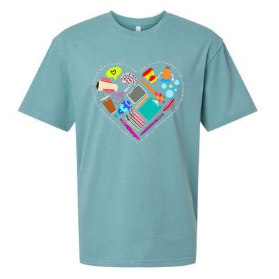 Speech Language Pathology SLP Speech Pathologist Heart Shape Sueded Cloud Jersey T-Shirt