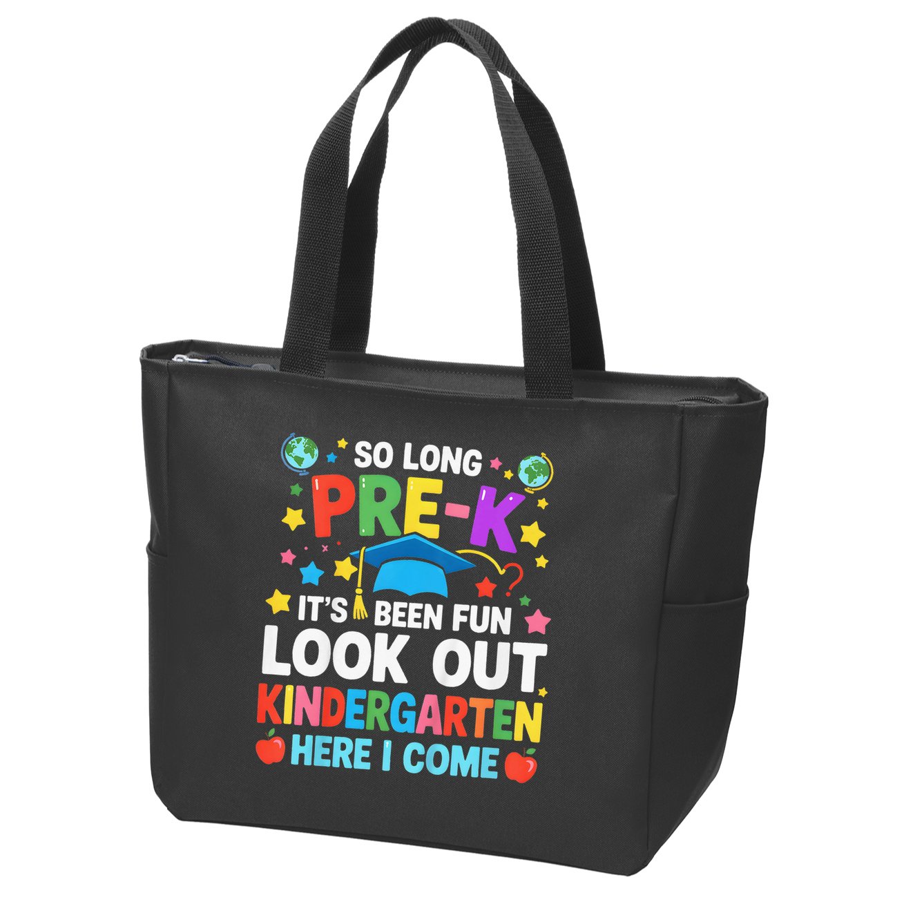 So Long Pre K Graduation Kindergarten Here I Come 2025 Zip Tote Bag