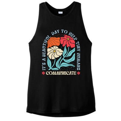 Speech Language Pathologist Pathology Speech Therapy Slp Ladies PosiCharge Tri-Blend Wicking Tank