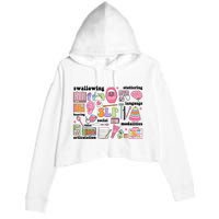 Speech Language Pathologist Speech Therapy SLP Crop Fleece Hoodie