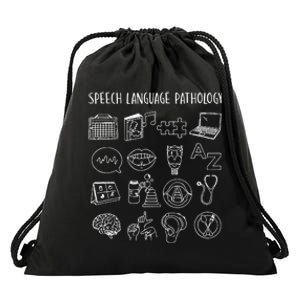 Speech Language Pathology Pathologist SLP Speech Therapist Drawstring Bag