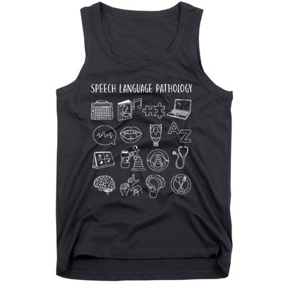 Speech Language Pathology Pathologist SLP Speech Therapist Tank Top