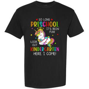 So Long Preschool Kindergarten Here I Come Graduation Garment-Dyed Heavyweight T-Shirt