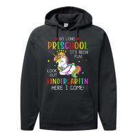 So Long Preschool Kindergarten Here I Come Graduation Performance Fleece Hoodie