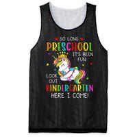 So Long Preschool Kindergarten Here I Come Graduation Mesh Reversible Basketball Jersey Tank