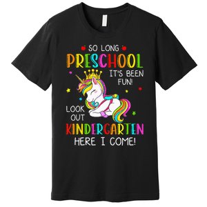 So Long Preschool Kindergarten Here I Come Graduation Premium T-Shirt