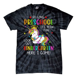 So Long Preschool Kindergarten Here I Come Graduation Tie-Dye T-Shirt