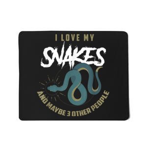 Snake Lover Pet Snake Owner Funny Snake Gift Mousepad