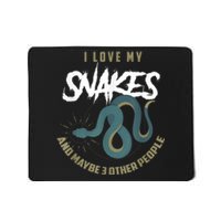 Snake Lover Pet Snake Owner Funny Snake Gift Mousepad