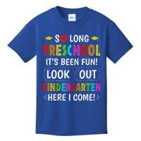 So Long Preschool Kindergarten Here I Come Graduation Kids T-Shirt