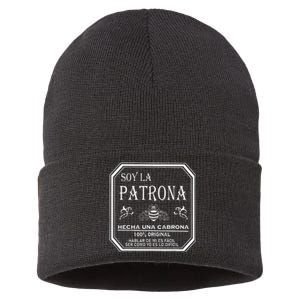 Soy La Patrona The Boss In Spanish La Jefa Sustainable Knit Beanie