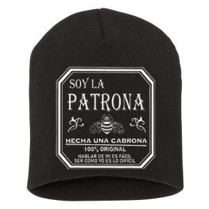 Soy La Patrona The Boss In Spanish La Jefa Short Acrylic Beanie