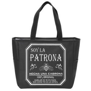 Soy La Patrona The Boss In Spanish La Jefa Zip Tote Bag