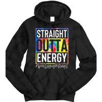 Speech Language Pathologist Straight Outta Energy Tie Dye Tie Dye Hoodie