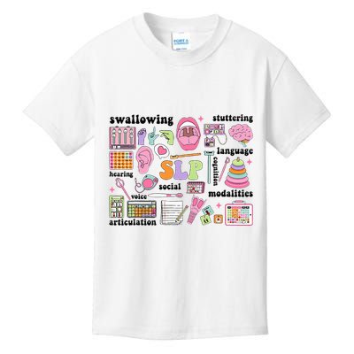 Speech Language Pathologist Speech Therapy Slp Kids T-Shirt