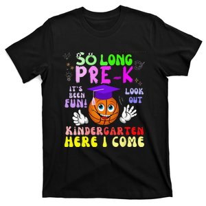 So Long PreK Kindergarten Here I Come basketball Graduation T-Shirt