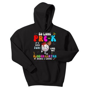 So Long PreK Kindergarten Here I Come Baseball Graduation Kids Hoodie