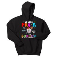 So Long PreK Kindergarten Here I Come Baseball Graduation Kids Hoodie