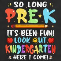 So Long PreK Its Been Fun Look Out Kindergarten Here I come Adult Drive Performance Visor