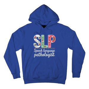 Speech Language Pathologist Christmas Speech Therapy Slp Gift Hoodie