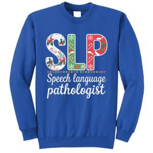 Speech Language Pathologist Christmas Speech Therapy Slp Gift Sweatshirt