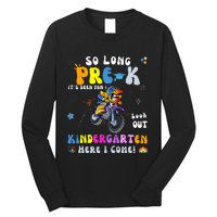 So Long PreK Kindergarten Here I Come Motorcycle Graduation Long Sleeve Shirt