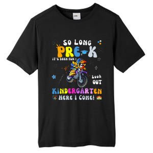 So Long PreK Kindergarten Here I Come Motorcycle Graduation Tall Fusion ChromaSoft Performance T-Shirt