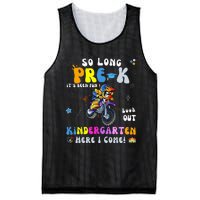 So Long PreK Kindergarten Here I Come Motorcycle Graduation Mesh Reversible Basketball Jersey Tank