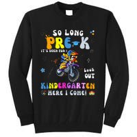 So Long PreK Kindergarten Here I Come Motorcycle Graduation Tall Sweatshirt