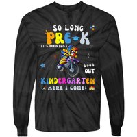 So Long PreK Kindergarten Here I Come Motorcycle Graduation Tie-Dye Long Sleeve Shirt