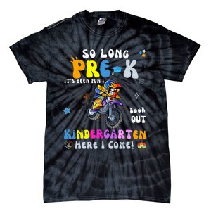 So Long PreK Kindergarten Here I Come Motorcycle Graduation Tie-Dye T-Shirt