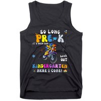 So Long PreK Kindergarten Here I Come Motorcycle Graduation Tank Top