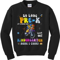 So Long PreK Kindergarten Here I Come Motorcycle Graduation Kids Sweatshirt