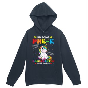 So Long PreK Kindergarten Here I Come Unicorn Graduation Urban Pullover Hoodie