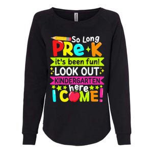 So Long Pre K Kindergarten Here Graduate Last Day Of School Gift Womens California Wash Sweatshirt