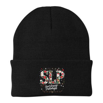 Speech Language Pathologist Christmas Speech Therapy Slp Meaningful Gift Knit Cap Winter Beanie