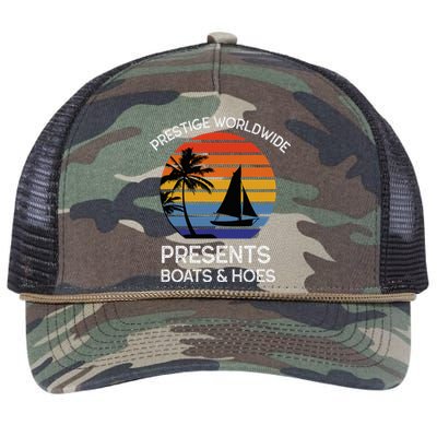 Style Lover Prestige Worldwide Boats And Hoes Retro Rope Trucker Hat Cap