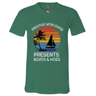 Style Lover Prestige Worldwide Boats And Hoes V-Neck T-Shirt