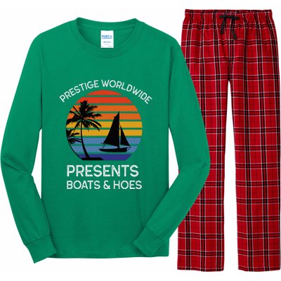 Style Lover Prestige Worldwide Boats And Hoes Long Sleeve Pajama Set