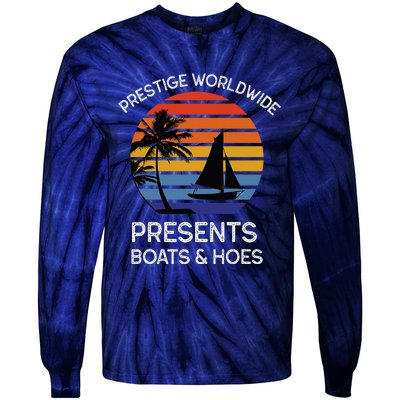 Style Lover Prestige Worldwide Boats And Hoes Tie-Dye Long Sleeve Shirt