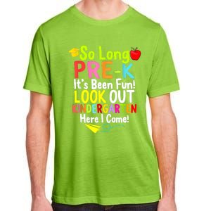 So Long PreK Look Out Kindergarten Funny Graduation Gifts Adult ChromaSoft Performance T-Shirt