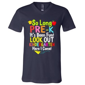 So Long PreK Look Out Kindergarten Funny Graduation Gifts V-Neck T-Shirt