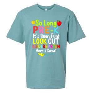 So Long PreK Look Out Kindergarten Funny Graduation Gifts Sueded Cloud Jersey T-Shirt