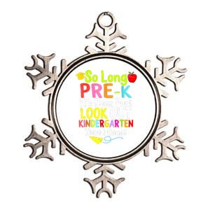 So Long PreK Look Out Kindergarten Funny Graduation Gifts Metallic Star Ornament