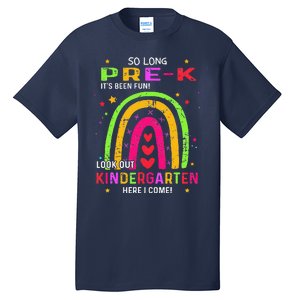 So Long PreK Look Out Kindergarten Graduation Gifts Rainbow Tall T-Shirt