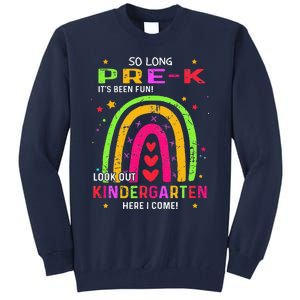 So Long PreK Look Out Kindergarten Graduation Gifts Rainbow Tall Sweatshirt